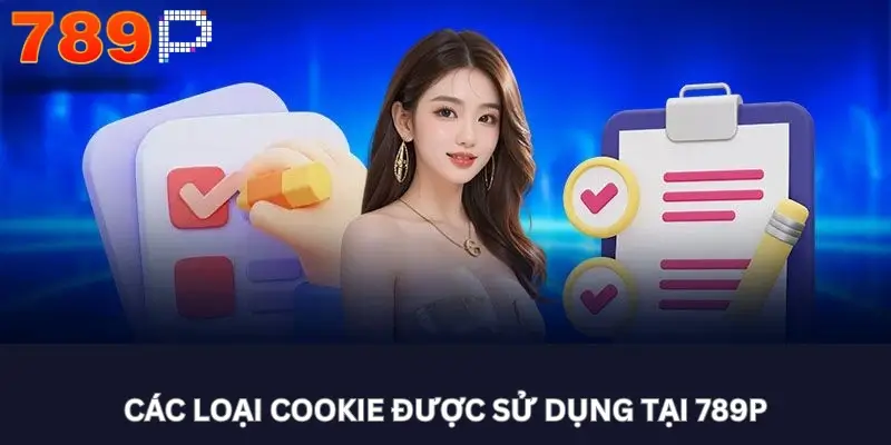Các loại cookie được sử dụng tại 789P
